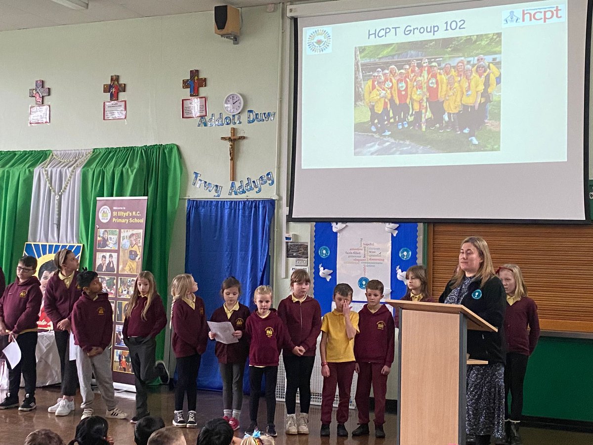 Illtyds_RC's tweet photo. Our Mini Vinnies held an assembly today to tell us all about why we are wearing yellow tomorrow to raise money for @hcptgroup102 @HCPT. We are hoping to raise lots of money tomorrow to donate to this fantastic charity!💛 #bcamvin #bcacom https://t.co/3JU2Bupqpv