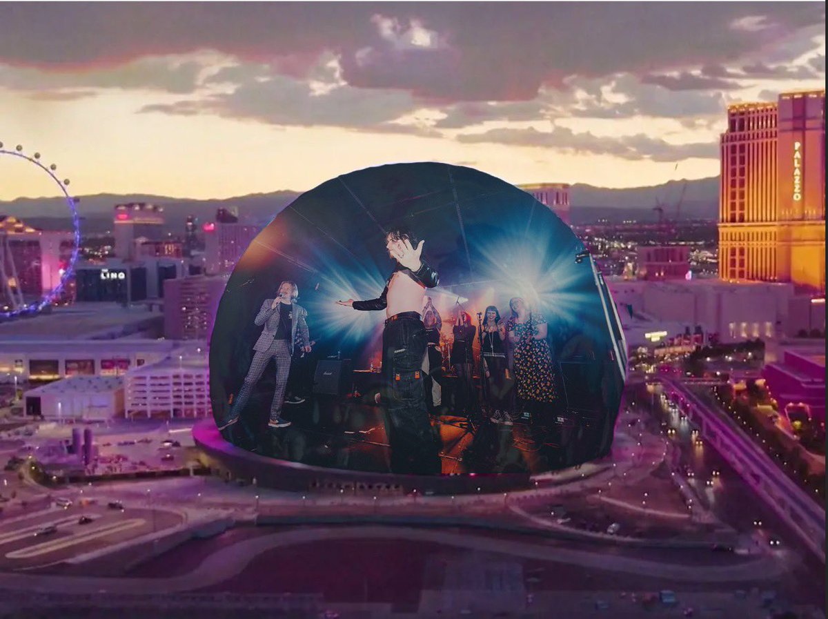 Can’t believe they put this on the sphere 🤯