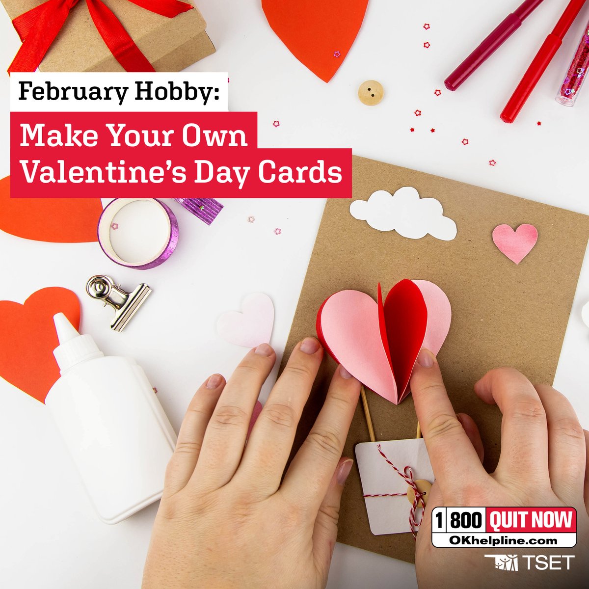 There’s lots to love about a tobacco-free life. Celebrate by making cards for your friends, family, partner or yourself!