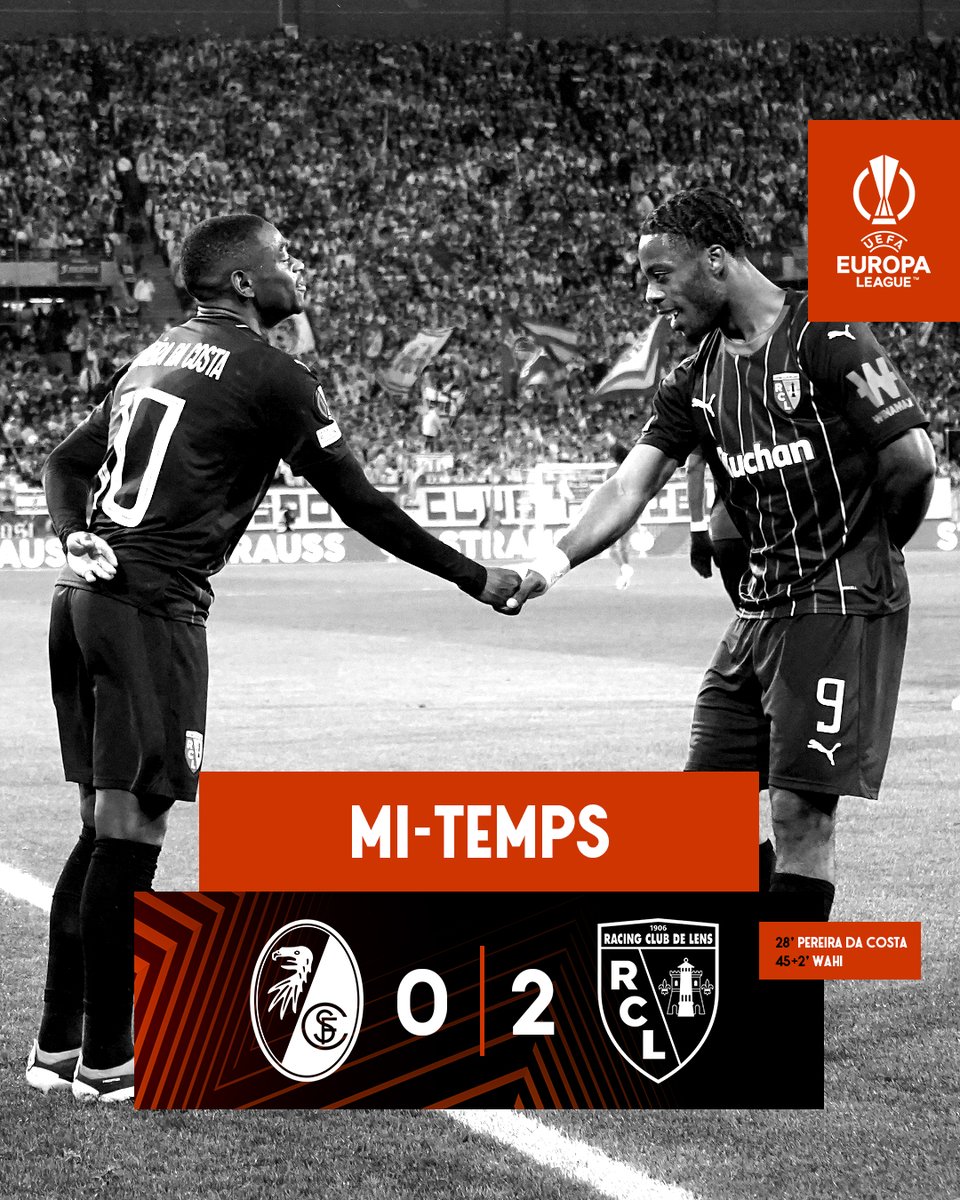 RCLens's tweet photo. ⏯️ Durant un premier acte plutôt serré sur les plans physique et tactique, le Racing s'est montré réaliste pour tirer son épingle du jeu à deux reprises ! Il faudra garder ce sérieux et cette intensité pour conserver cet avantage ! 👊

@scfreiburg 0⃣-2⃣ @RCLens

#SCFRCL #UEL https://t.co/2vC6s74cR2
