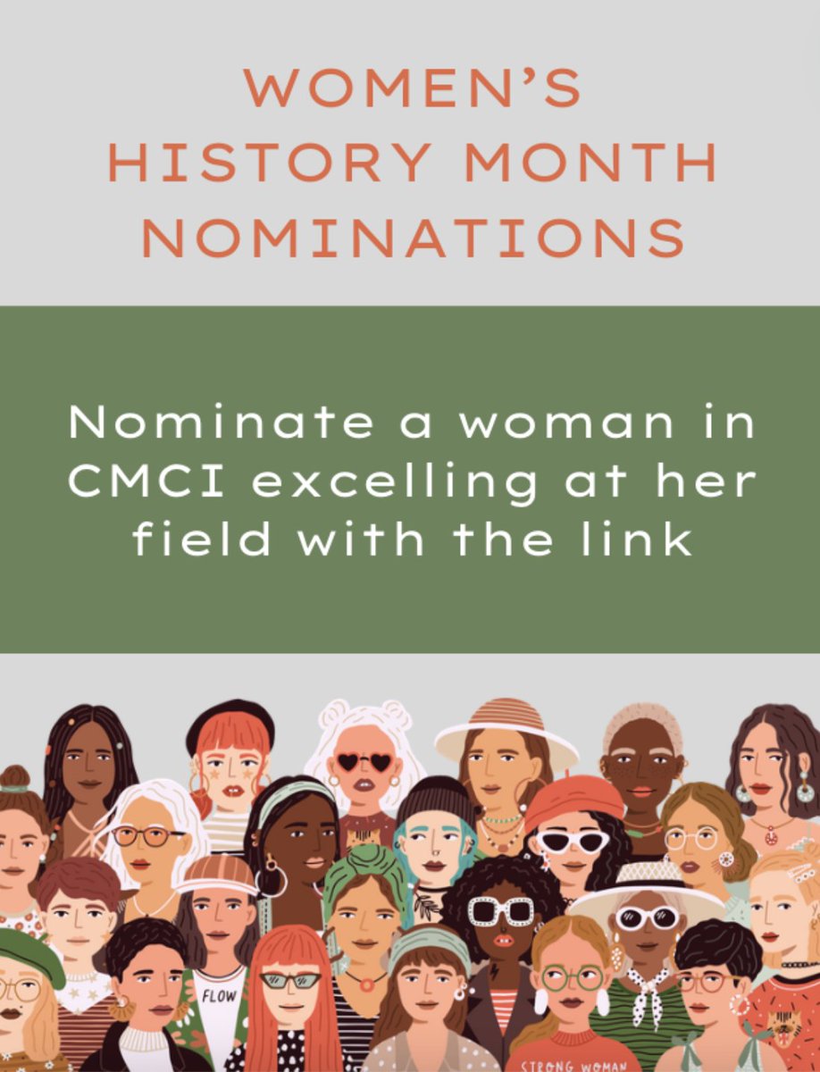 Nominate notable CMCI women to be celebrated on The Bold's socials. Use this link to nominate: docs.google.com/forms/d/e/1FAI…