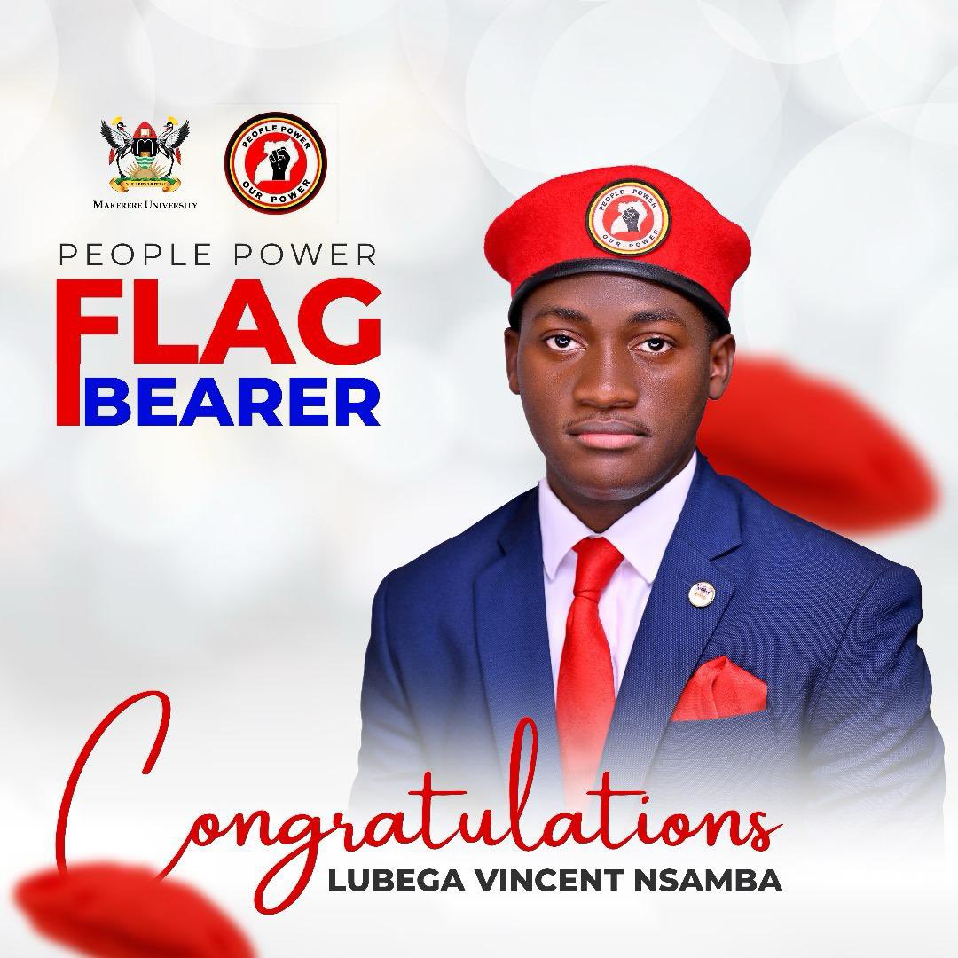 Thank you Gallant makerereans! Behold People Power Flag Bearer 🤝✊🏿