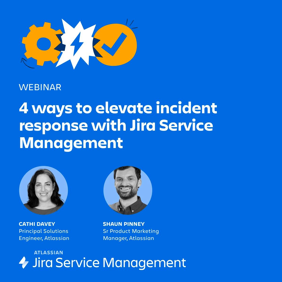 Join us for our upcoming webinar on February 28 to learn how Jira Service Management can help your team accelerate end-to-end incident resolution and collaborate across Dev, Ops, and support on one platform. Register here: atlassian.com/webinars/it/el…*