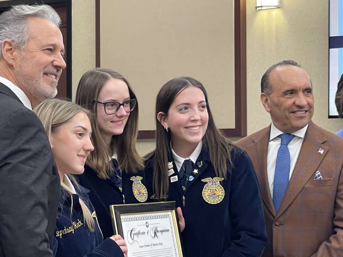 Thank you Monmouth County Commissioners for recognizing our FFA student leaders during National FFA Week! #patriotpride #theregional #growninmonmouth