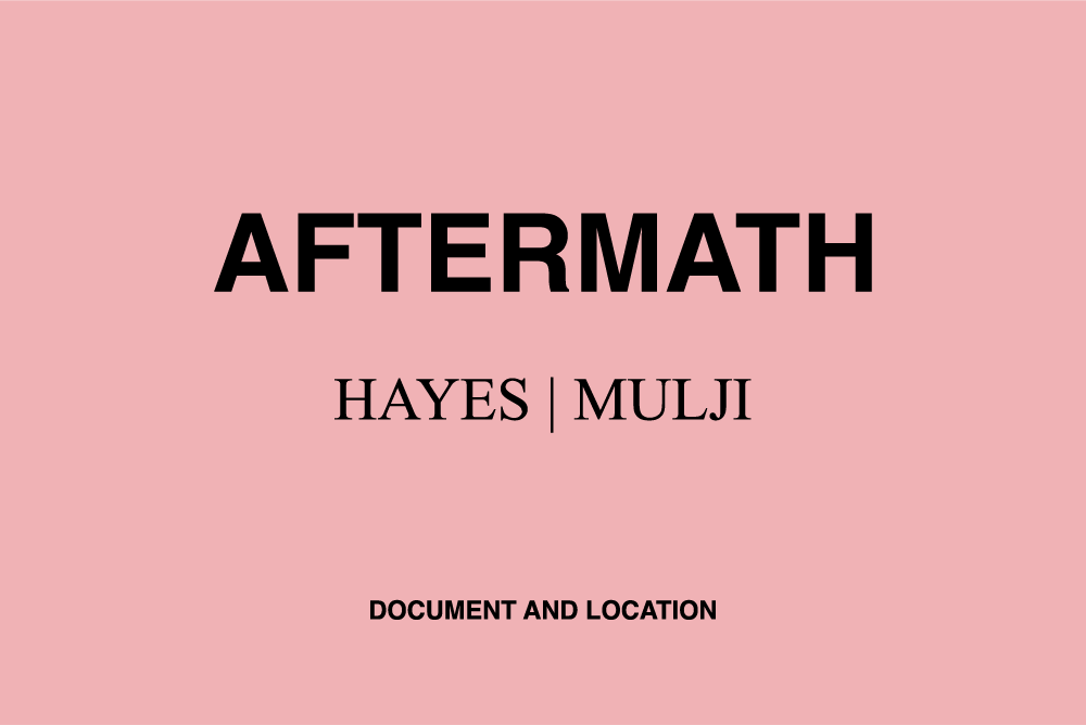 We are delighted to announce Aftermath, the first public exhibition project in the <a href="/DocandLocation/">Document and Location</a> programme that brings together two new commissions by Sophie Hayes &amp; Huma Mulji. Find out more about the project below.

foregroundprojects.org.uk/projects/after…