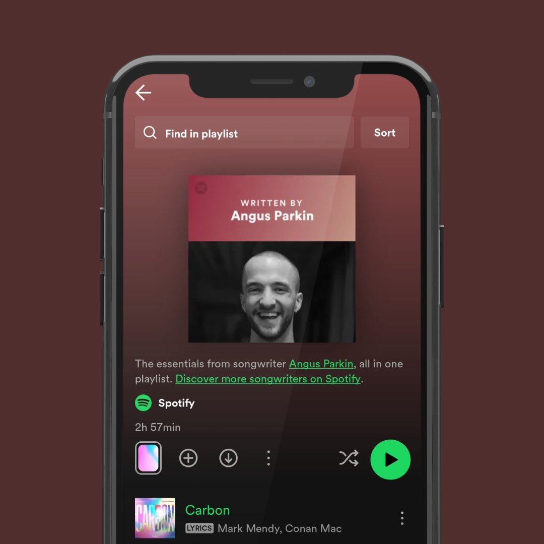 bedmarmusic's tweet photo. #AngusParkin songwriter's page on #Spotify is now live! 🚀 Check out the playlist now - link below! ✍️ 🎧

https://t.co/xmkpCQ26BJ https://t.co/tMbDc0dLOp