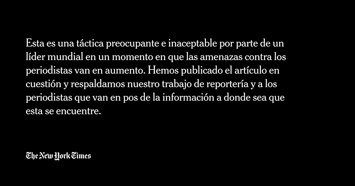 Respuesta a la conferencia de prensa matutina del presidente de México, Andrés Manuel López Obrador: