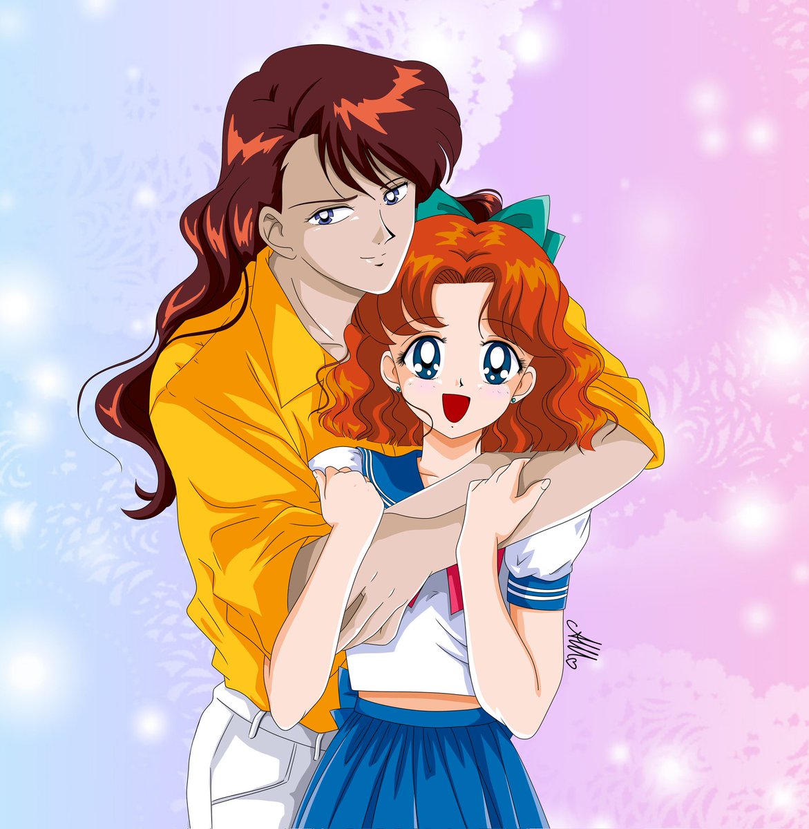 ❤️ how many of you loved the couple of #Nephrite and #naru in the 90 anime? I find them beautiful. inspired by #Fushigiyugi #sailormoon #naokotakeuchi #supersailormoon #sailorgalaxia #animegirl #prettyguardiansailormoon #sailormoonsupers #princessserenity #sailormoonfanart