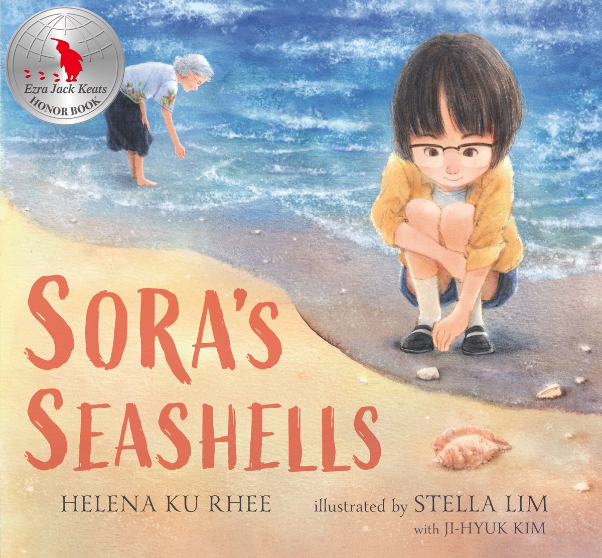 🎉We're so delighted to share that Helena Ku Rhee has received a 2024 Ezra Jack Keats Writer Honor for her book SORA'S SEASHELLS! #EJKAward #EzraJackKeats @EJKeats @Candlewick @HelenaRhee @SouthernMissCBF