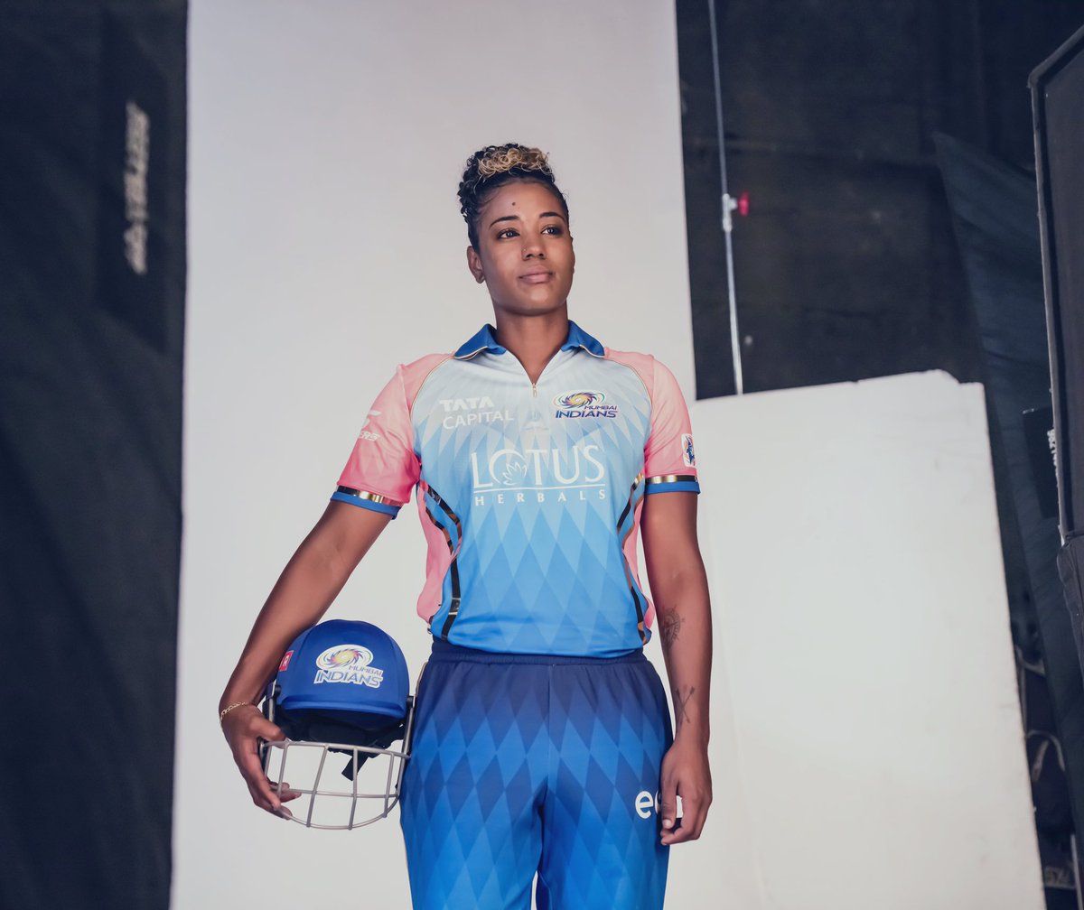 Hayley Matthews (@mynameis_hayley) on Twitter photo Year βπ½ in blue π <a href="/mipaltan/">Mumbai Indians</a> Year βπ½ in blue π <a href="/mipaltan/">Mumbai Indians</a>