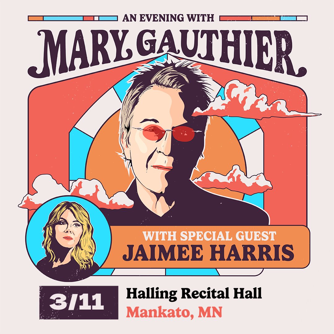 Mankato, I’ll be there in less than one month. Reminder that I’ll be at Halling Recital Hall on March 11 at 7:30 PM. There are still tickets available, and you can find them at the link below. I hope to see you there. secure2.mnsu.edu/EventsConferen…