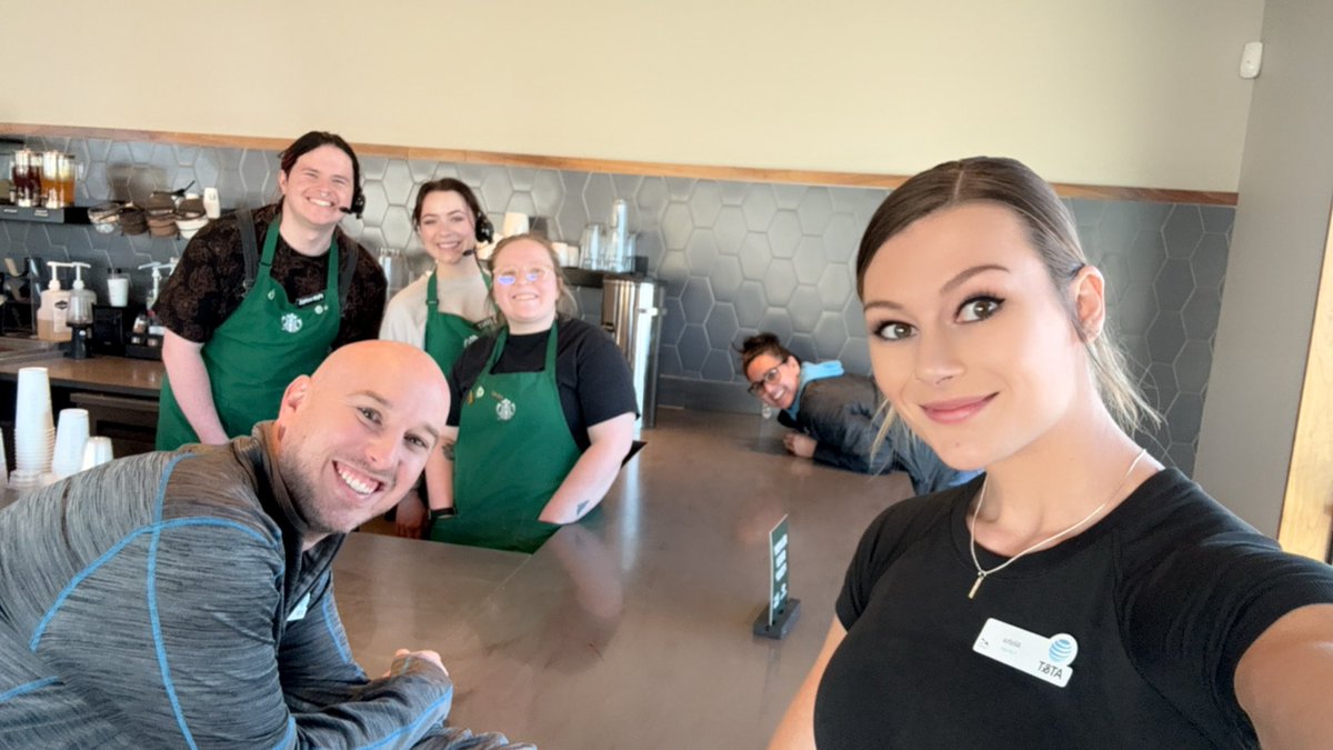 Starbucks brought us drinks this morning during the outage! We love our community. @NTX_Market