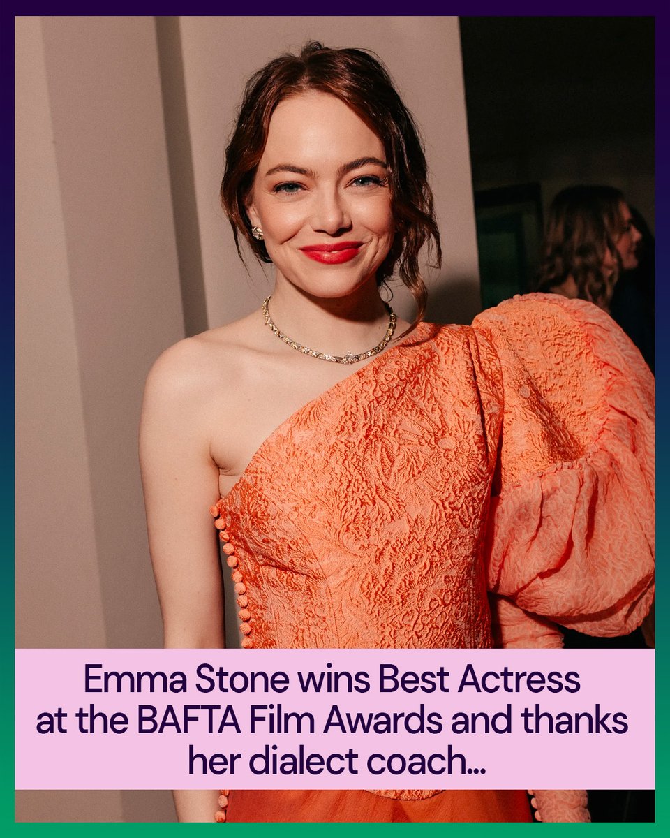 “I was playing a British person in this movie &amp; my dialect coach did not laugh at me when he taught me how to say wart-ter, even though as an American I say wahter.”
What do you make of Emma's English accent?
#BAFTA #bestactress #English #Englishaccent #dialectcoach