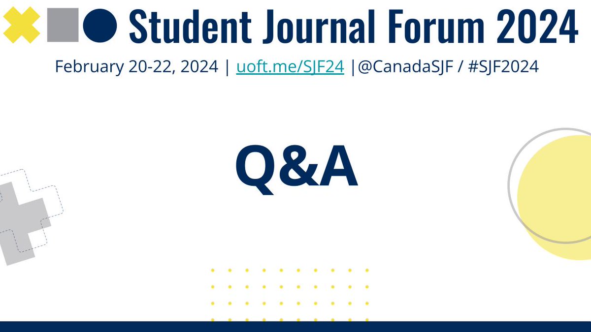 CanadaSJF's tweet photo. It’s time for the Q&A period! Attendees are emphasizing the importance of working with #UniversityLibraries & curious about how intertwining creativity with scholarship shapes publications. Editors are finding the interdisciplinary approach helps increase relatability & interest. https://t.co/yEerlk4ZGE