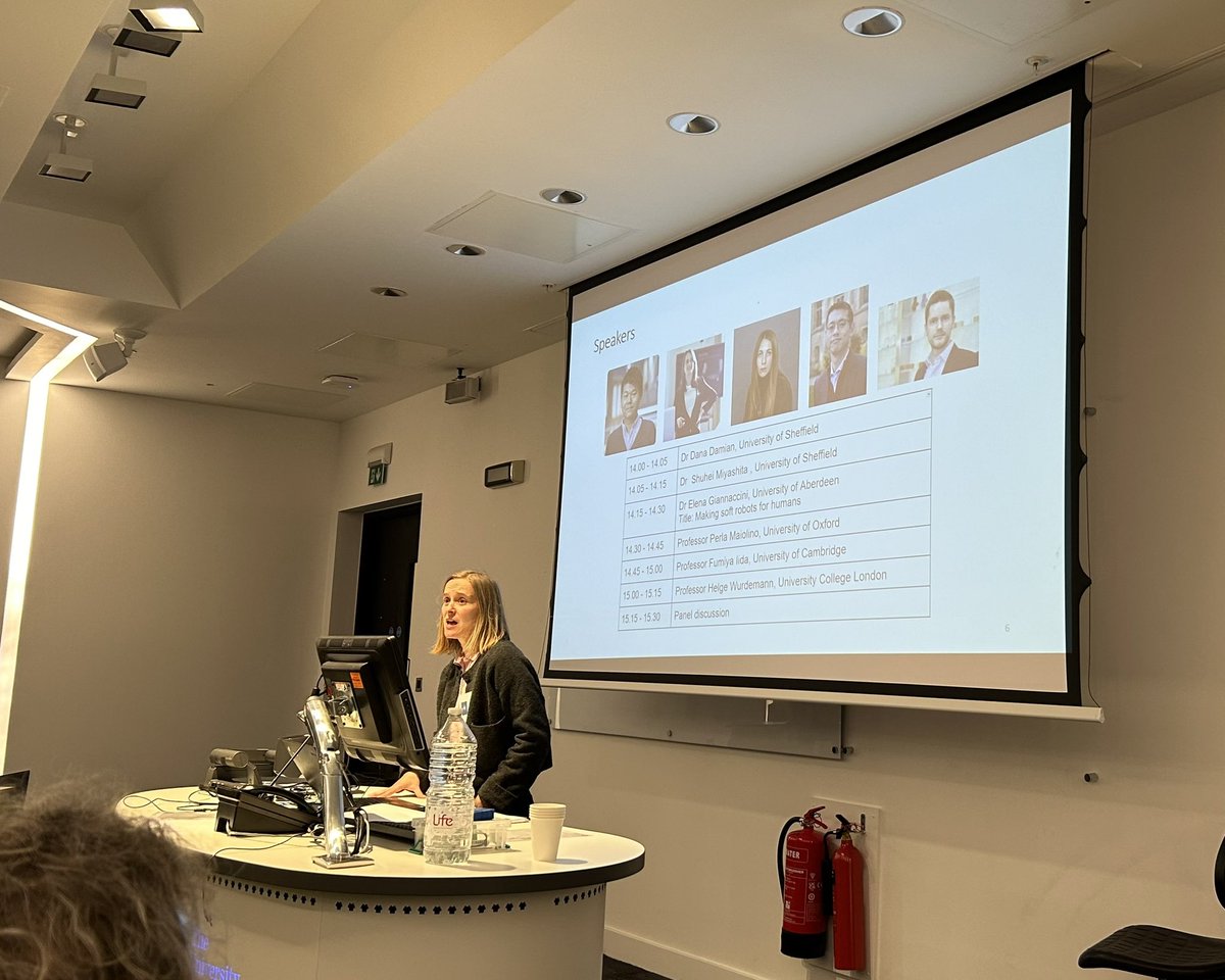 Maria Elena Giannaccini (@robo_elena) on Twitter photo Congratulations to the <a href="/ieee_uk_ireland/">IEEE UK and Ireland Section</a> #RAS conference organisers: <a href="/sanjadogramadzi/">Sanja Dogramadzi</a>, <a href="/ai4robots/">Alessandro Di Nuovo</a>, <a href="/hcunningham/">hamish cunningham</a>, Yang-Hui He and the rest of the team <a href="/ShefRobotics/">Sheffield Robotics</a> for an inspiring #robotic event. Thanks to <a href="/danadam13271/">Dana Damian</a> who did a stellar job chairing the soft robotics session. Congratulations to the <a href="/ieee_uk_ireland/">IEEE UK and Ireland Section</a> #RAS conference organisers: <a href="/sanjadogramadzi/">Sanja Dogramadzi</a>, <a href="/ai4robots/">Alessandro Di Nuovo</a>, <a href="/hcunningham/">hamish cunningham</a>, Yang-Hui He and the rest of the team <a href="/ShefRobotics/">Sheffield Robotics</a> for an inspiring #robotic event. Thanks to <a href="/danadam13271/">Dana Damian</a> who did a stellar job chairing the soft robotics session.