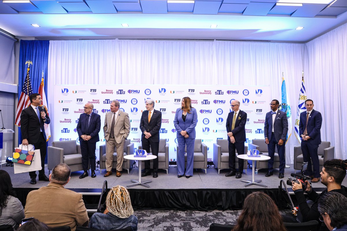 mdcpresident's tweet photo. As we look towards #2040, let's unite in our commitment to building a Miami where talent knows no bounds. From educators to business leaders, each of us has a role to play in shaping our city's future. Together, we can make Miami a beacon of innovation and opportunity. #Miami2040 @opportunitymia @beaconcouncil