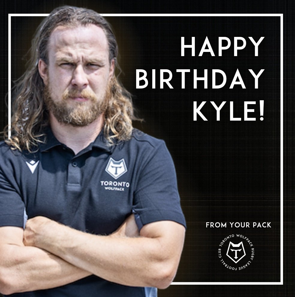HBD, Kyle Yurkiw! Let's give a happy birthday howl to Kyle and wish him all the best for this upcoming year! From all of us in your Pack, we hope you have a fantastic day! 🐺🖤🐺