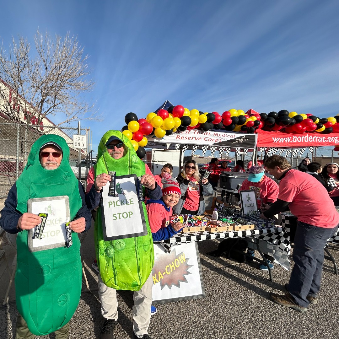 BorderRAC's tweet photo. MRC and BorderRAC supported El Paso Marathon runners this past weekend at Mile Marker 14. We had a great time at our Lightning McQueen water station and cheering on the runners congratulations to everyone who participated. #epmarathon2024 #mrc #borderrac #heartmonth https://t.co/iKRPP137dO