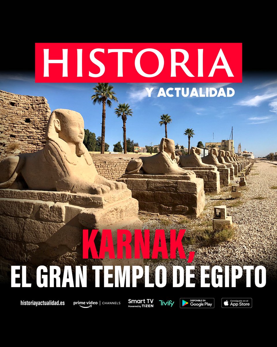 ¿Sabías que la construcción de Karnak abarcó más de dos milenios? 🤔

🔴 Karnak: el gran templo de Egipto | Ya disponible.