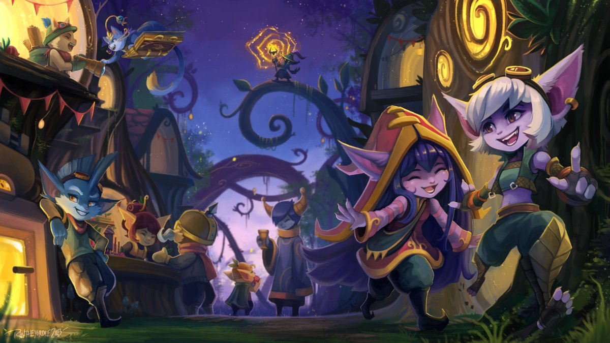 Whimsical happenings around every corner of Bandle City ️️🌀 🎨 @RinTheYordle