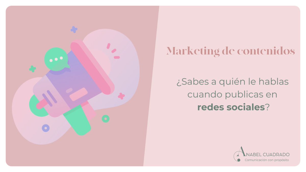 ¿Sabes a quién te diriges cuando hablas en #RedesSociales? 🤔

¿Conectas con las personas que están dispuestas a pagar por tu producto o servicio?😞

¿Eres capaz de captar la atención de tu #ClientePotencial?😩

Como #CommunityManager puedo ayudarte …🤩

#AnabelCopy #SocialMedia