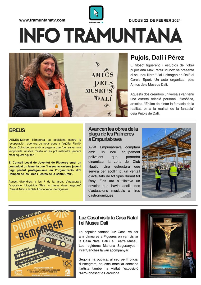 INFO TRAMUNTANA. Les notícies comarcals del dijous.