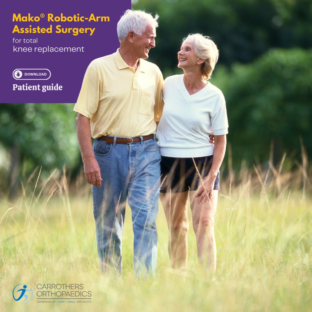 Our website is packed full of advice to help you make the best decisions about your healthcare. 
 
Download our free patient guides to learn more about joint replacement surgery: carrothersorthopaedics.co.uk/patient-downlo…