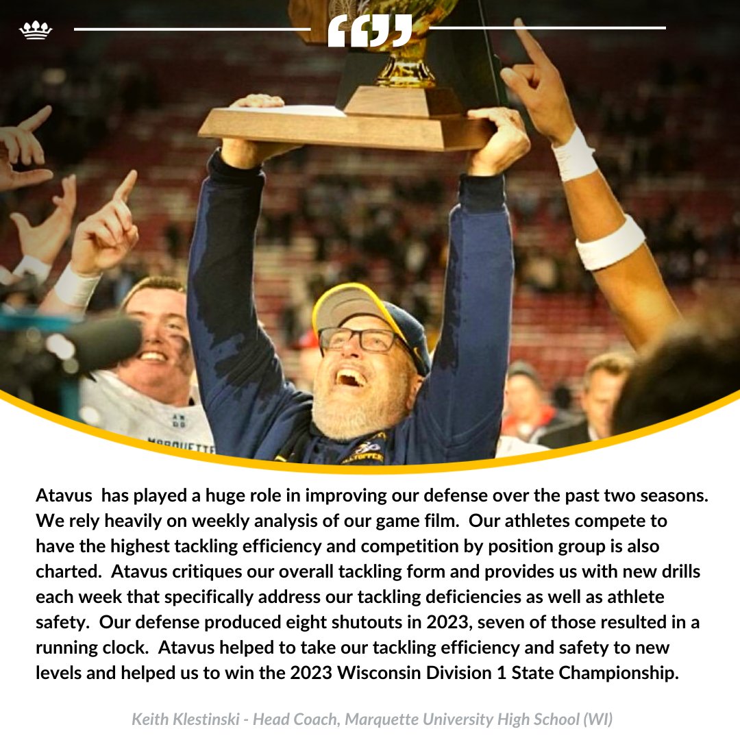 AtavusFootball's tweet image. How a consistent focus on tackling can help spark improvement and success.🏆