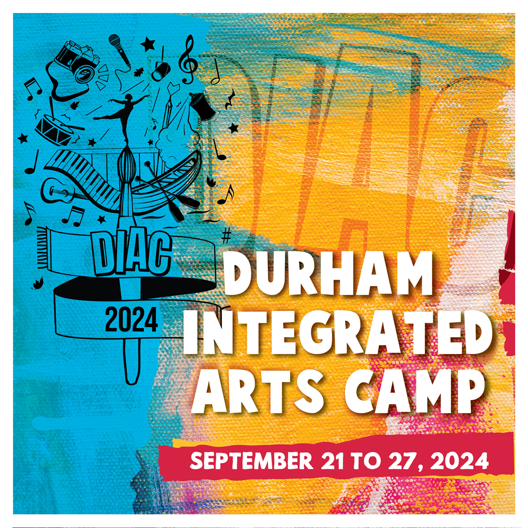 Registration for Durham Integrated Arts Camp (DIAC) is open!

DIAC is an intensive Arts exploration opportunity for DDSB students with a passion for Music, Visual Art, Theatre, &amp; Dance. Hosted at Camp White Pine, Sept. 21-27. 

Limited space.
Register at: ddsb.ca/en/programs-an…