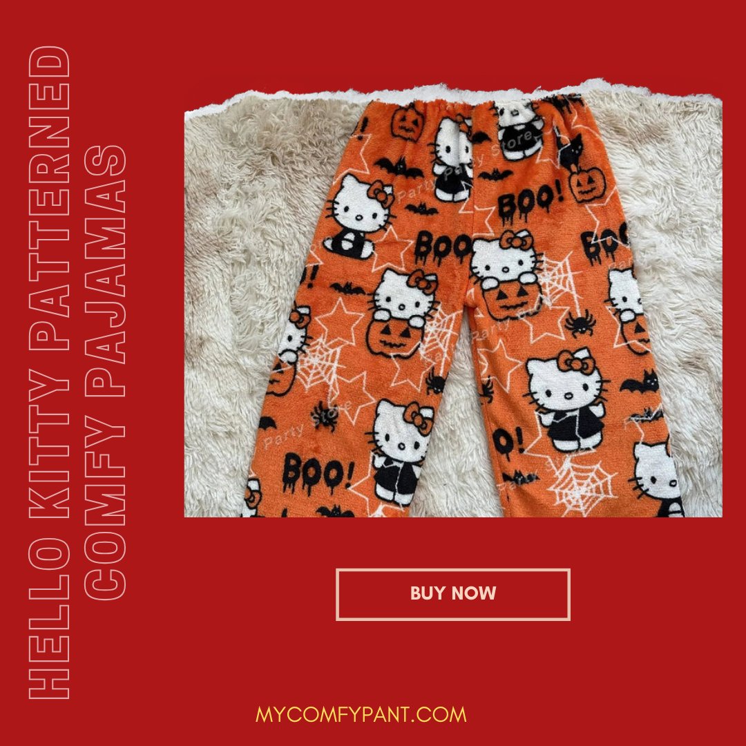 Experience sweet dreams in style with our Hello Kitty Patterned Comfy Pajamas! 🌙😺 Embrace nostalgia and comfort with these adorable pajamas featuring everyone's favorite feline friend, Hello Kitty.
Shop Now: mycomfypant.com/collections/be…
#mycomfypant #hellokittypajamas #comfypajamas