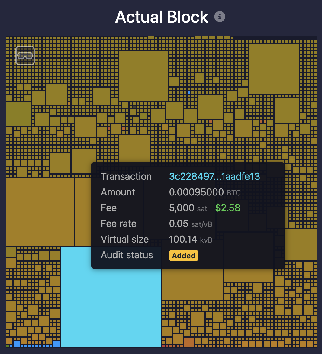 mononautical's tweet photo. ok I'm stumped.
over the last few days, Marathon keeps mining bizarre non-standard transactions with single-sat outputs.
https://t.co/5MUwG8PJDe https://t.co/33IYkDNoKM