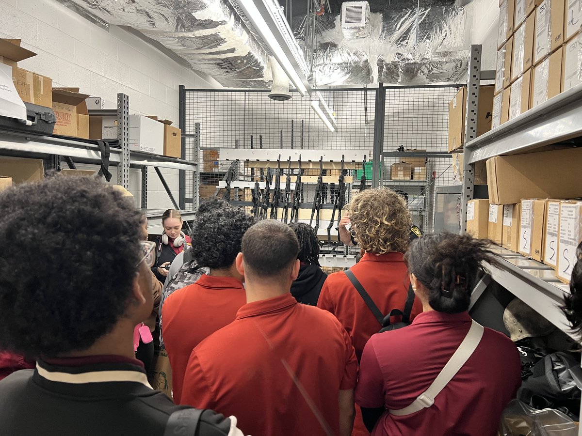 jhsmagnet's tweet photo. Recent Criminal Justice Academy field trip "Behind the Scenes" at TIA! You know you want to be a Dragon! 
Magnet Window opens on February 26th! Don't miss out! #WeAreMagnet @SDHCMagnet @JHS_Principal @HillsboroughSch https://t.co/Ux7hhYxMLb