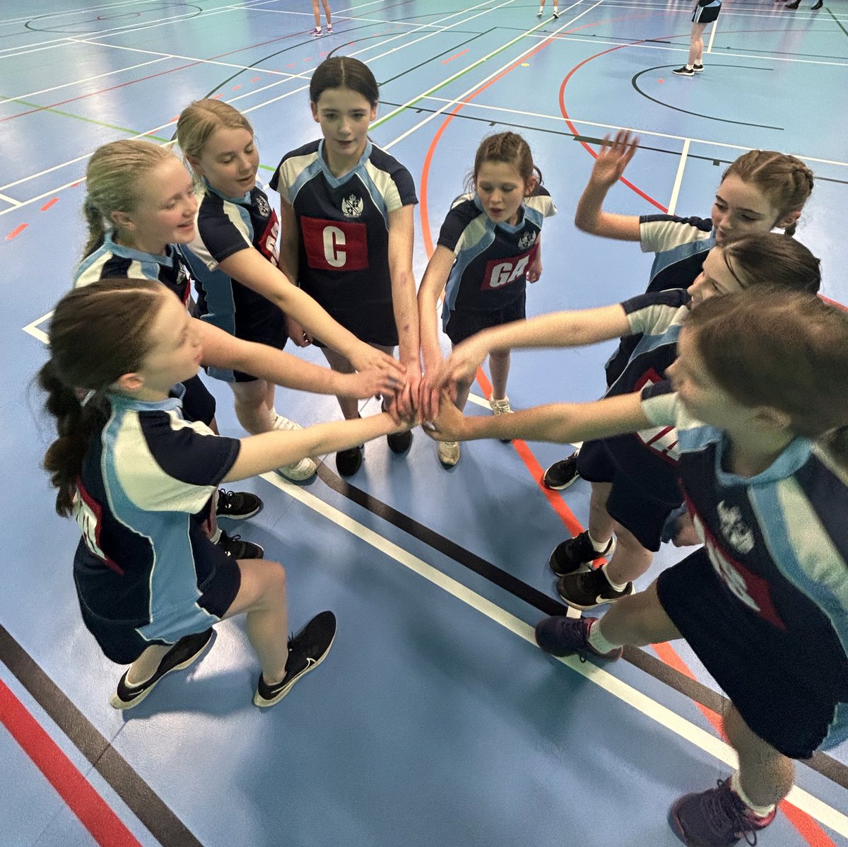 WFS_2023intake's tweet photo. A tough defeat to Branston tonight 15-1 for the netball team, but great team spirit shown! Onward and upwards girls https://t.co/YPlVAgbatV