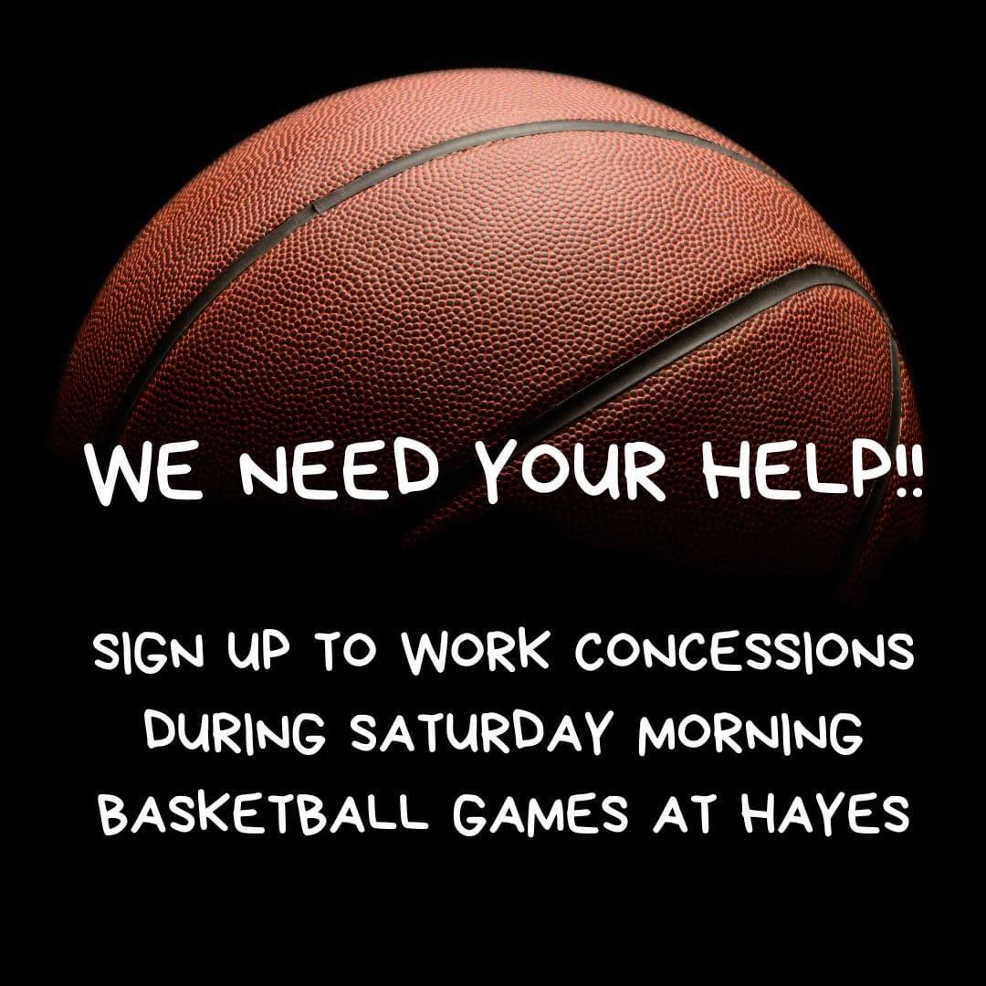 There are plenty of available shifts for the rest of the basketball ball season, please consider signing up to help out!!   Grab a friend and help PTO raise some money for all the fun activities and events we do for the kids!  

signup.com/go/jxZMMQT