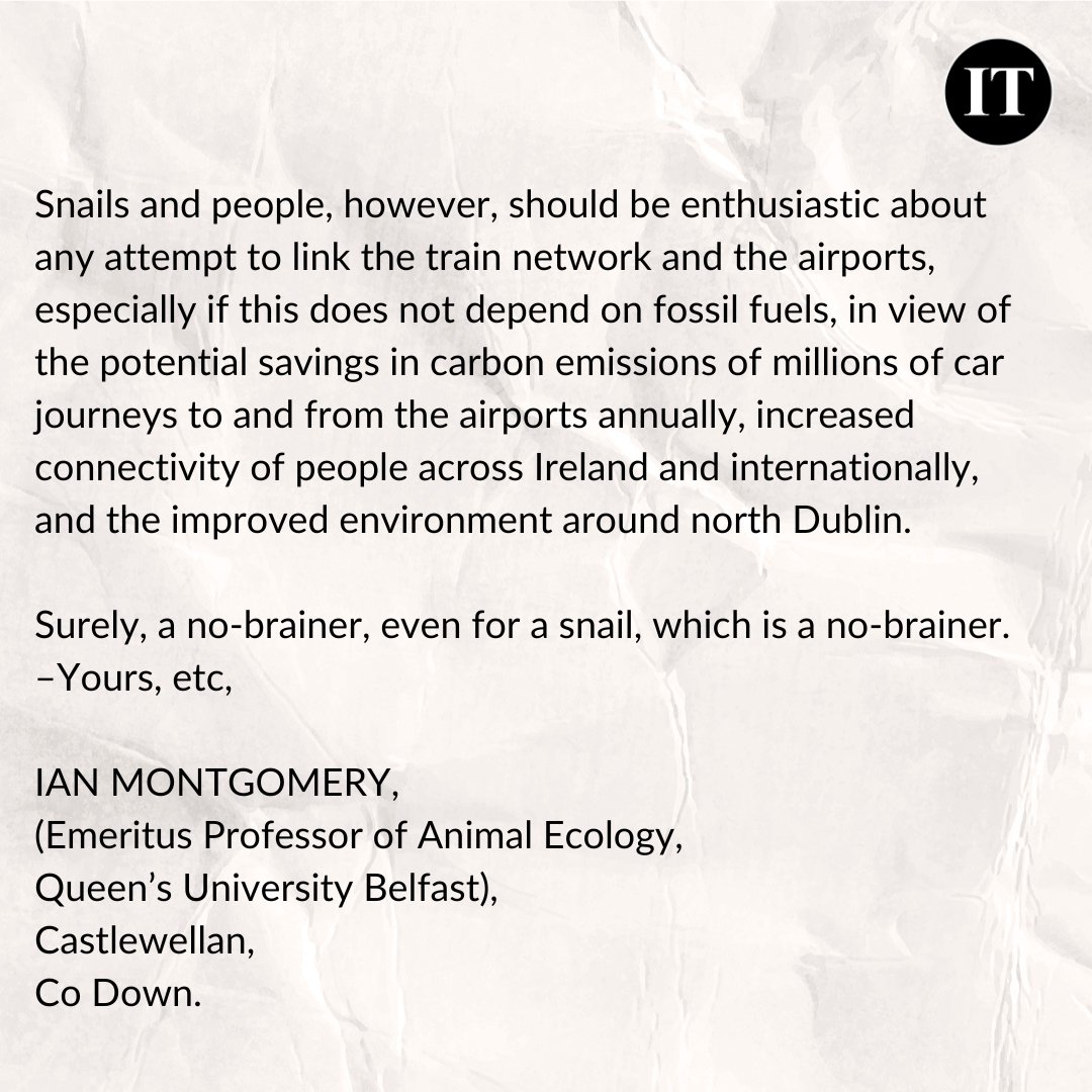 Irish Times Letters tweet media