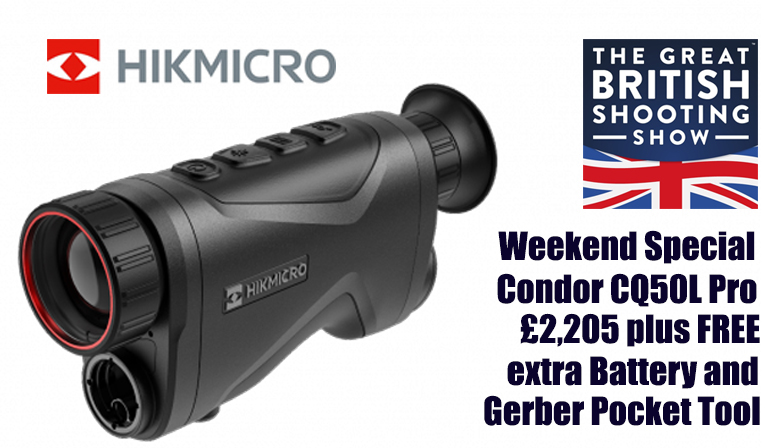 DrewsLab's tweet image. Save £245 on the HikMicro Condor CQ50L PRO this weekend at Drew's Lab. Of course there's also a couple of freebies thrown in!