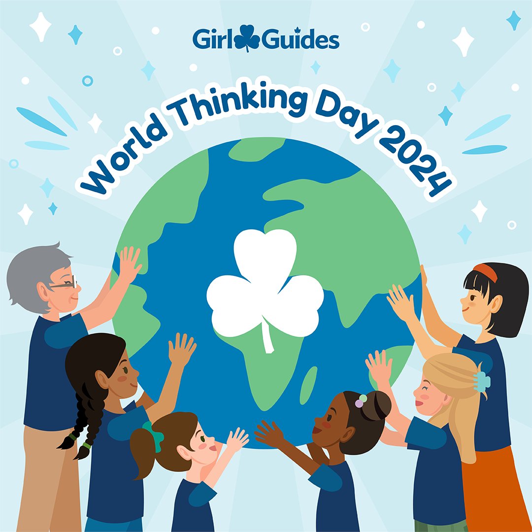 girlguidesofcan's tweet photo. Happy World Thinking Day! 🌎💙

February 22 is a day to celebrate the global Guiding movement, the power of girls and the positive impact Girl Guides and @wagggsworld members are making around the world!

Take this day to celebrate being a Girl Guide!✨
➡️ https://t.co/DwQwpg23Cf https://t.co/LDsHu0a5hA