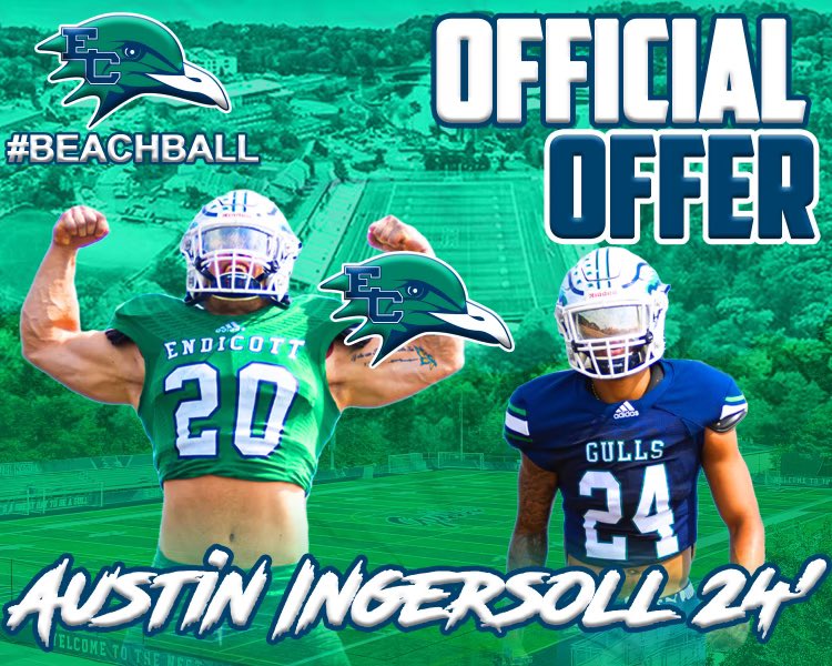 After an amazing visit <a href="/EndicottFB/">Endicott College Football</a> I am blessed to have received another offer to play football at the next level!  Thank you <a href="/CoachPerilloEC/">Tyler Perillo</a> and the rest of the coaching staff! @coachwhitesrhs