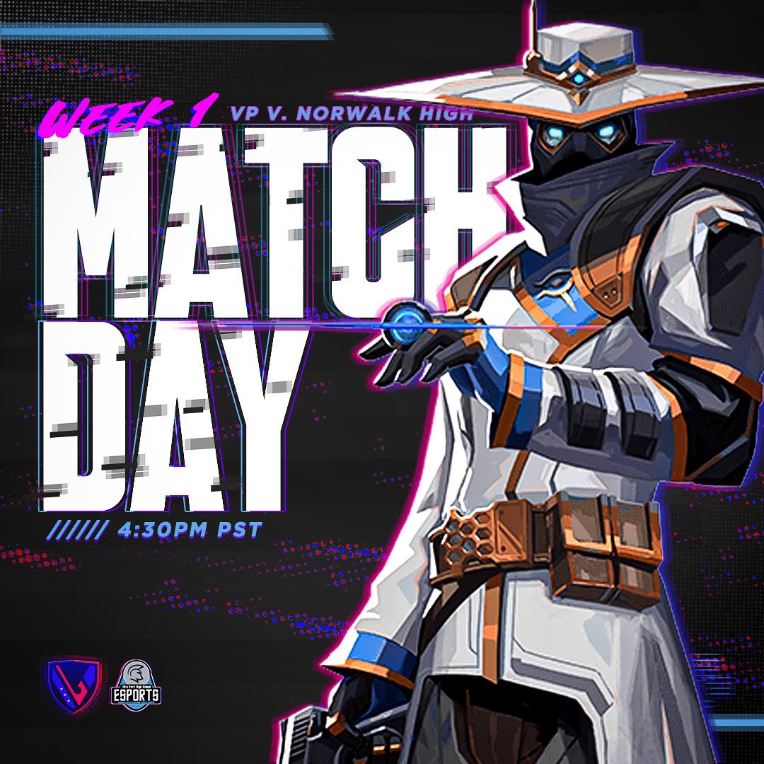 vphsesports's tweet photo. It’s MATCH DAY!!!!
•
Today we face off against Norwalk High School at 4:30pm!
•
Send us those good luck vibes as we lock in this afternoon!
#vphsesports #vphs #villaparkhighschool #esports @OUSEL_gaming https://t.co/t8jRGlgYuG