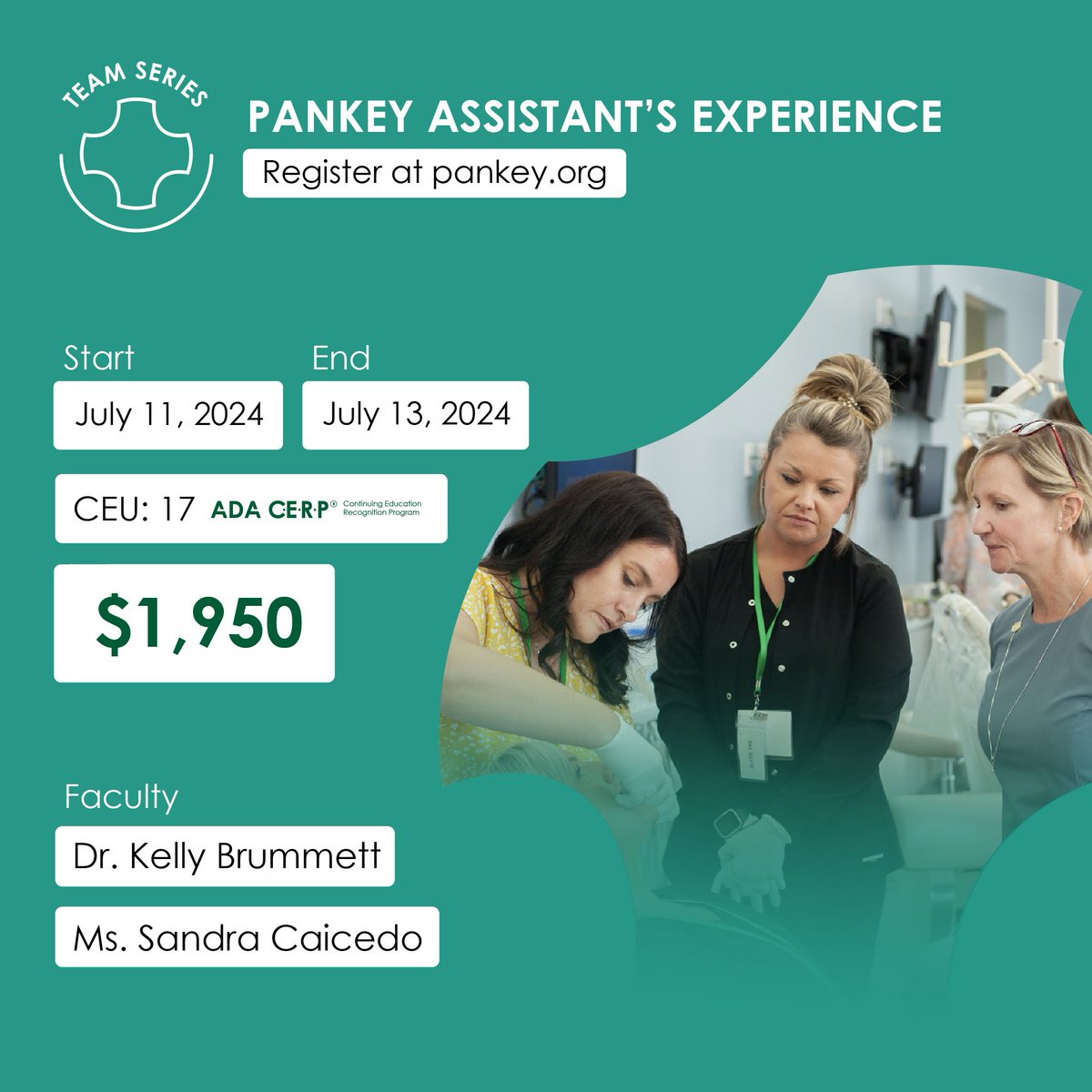 PankeyInstitute's tweet image. Don’t miss out the #PankeyAssistant’s course with Dr. Brummett &amp;amp; Ms. Caicedo to effectively utilize #facebow measurements and fabricate #bitesplints with high-degree accuracy.

Register Now: bit.ly/3OSkry4