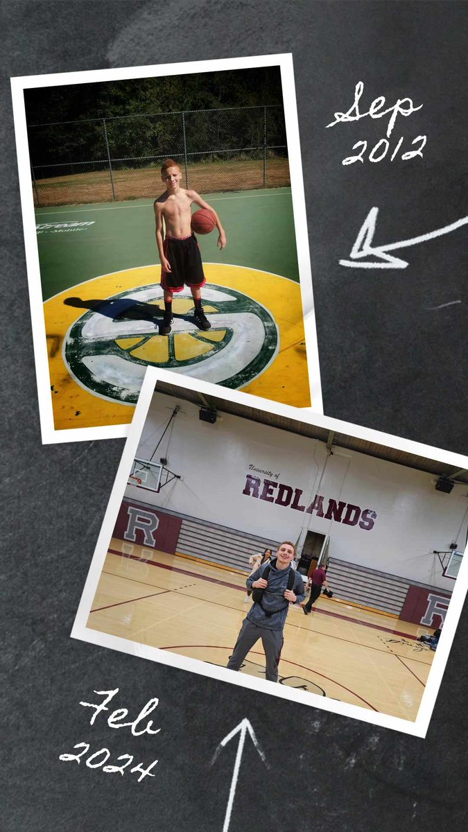 mda_hez's tweet photo. What a way for @JuiceKidRee to go out at his last home game at #redlandsmbb. It's been a great journey, but it's not over yet! 
#Croatia 
#Livingthedream
#HWPO https://t.co/ZmybvfXu7j
