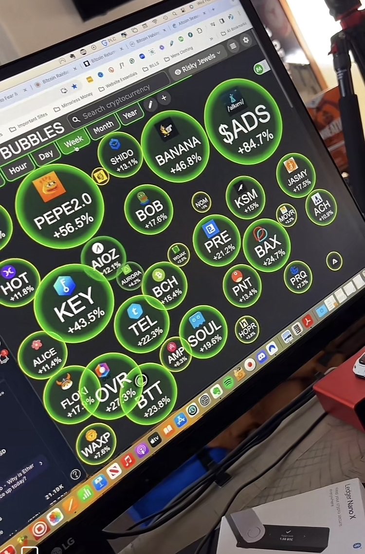 Risky big gainers, stock your bags.
#crypto 
#cryptocurrencies