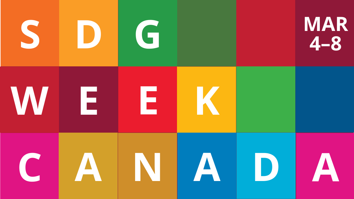 Put the #GlobalGoals into action! Participate in #SDGWeekCanada events from March 4-8 alongside schools across Canada. More at sdgweekcanada.ca @sustainUBC @SDSNCanada @CollegeCan @CICanImpAct