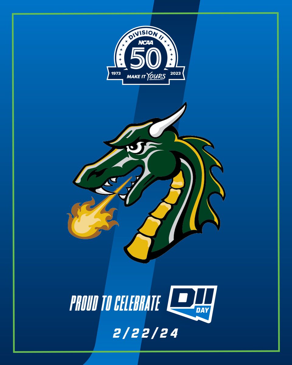 gotiffindragons's tweet photo. Tiffin University is proud to celebrate its 16 years and counting in Division II!
#DIIDay #GoGons 🐲 https://t.co/qyHhE62cKq