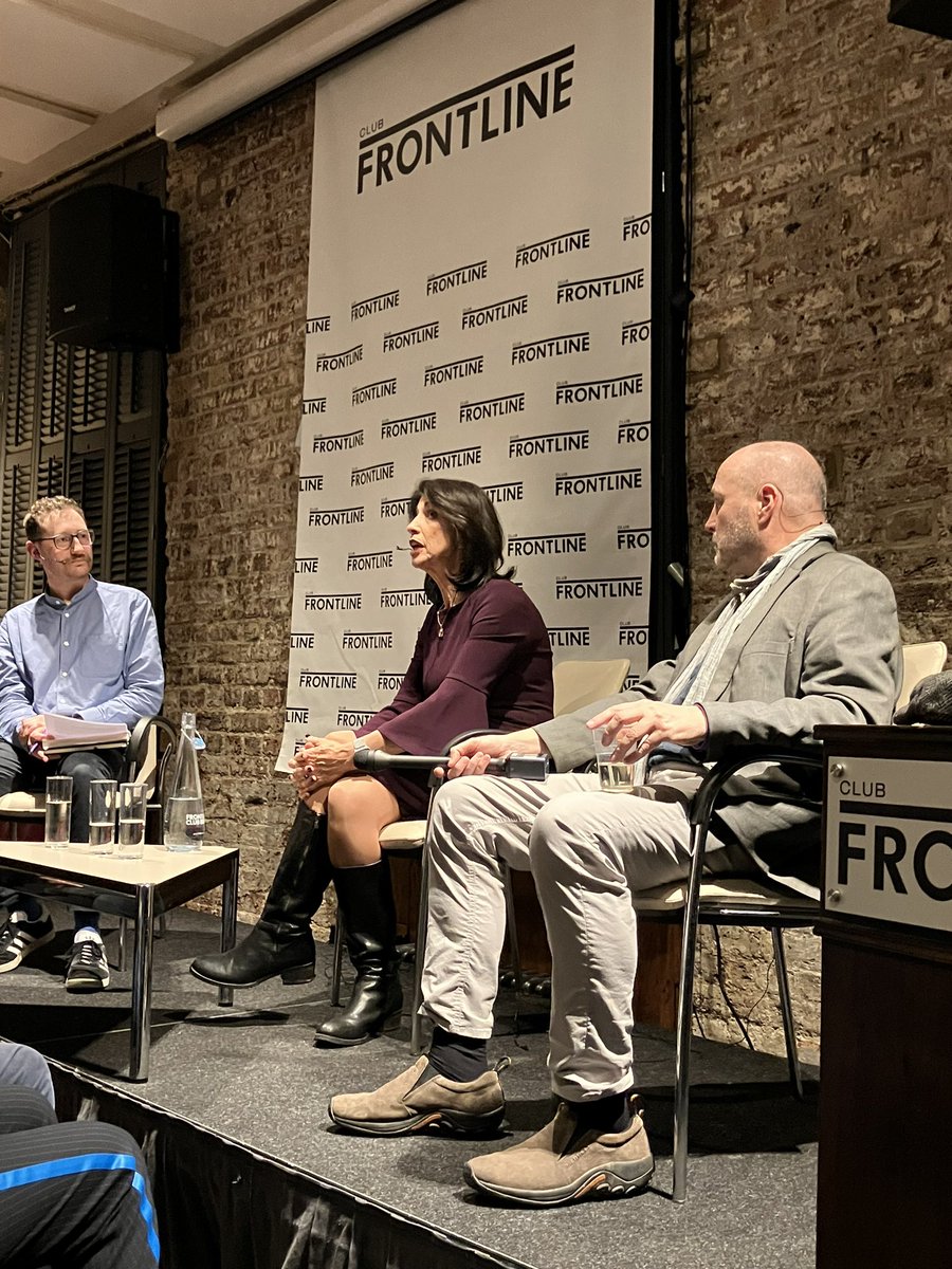 ‘Jim would not have wanted me to be afraid … he worked with so many people like Alexander’ Diane Foley speaks with such grace about her son, James Foley @frontlineclub @DanielHiltonCFC with Colum McCann @BloomsburyBooks #AmericanMother