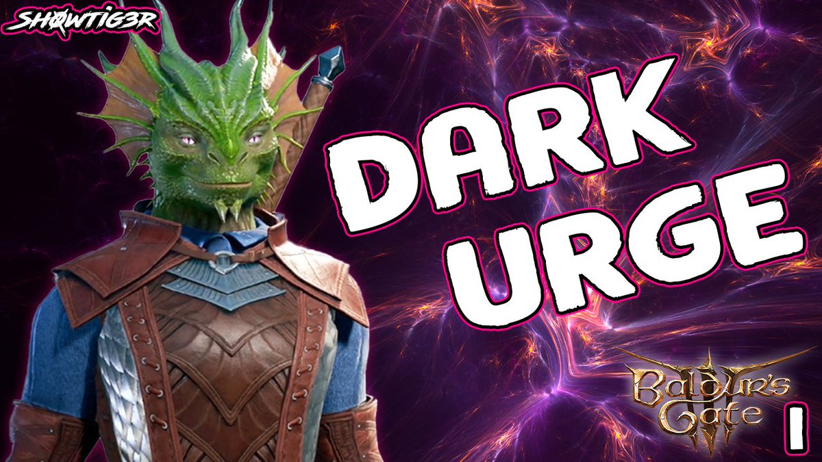Sh0wTig3r's tweet photo. I'm not one to normally promote my videos here, but I am REALLY proud of this one.

Not only can you tell how happy I am playing, but you can see my surprise during some hard choices!

Hop over to YT now &amp; check out my 1st episode of @baldursgate3 Dark Urge!

🔗 in the comments https://t.co/76BfQCjwzs