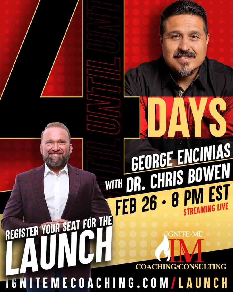 🔥 ARE YOU READY TO BE INSPIRED?!? JOIN US LIVE ON ZOOM AND FACEBOOK as we launch IgniteMe Coaching w/ a powerful conversation about “Change and Transformation”! 4 MORE DAYS!! Join us for this epic online event! Monday 2-26 <a href="/8pm/">8pm</a> EST! Register Today!! ignitemecoaching.com/launch