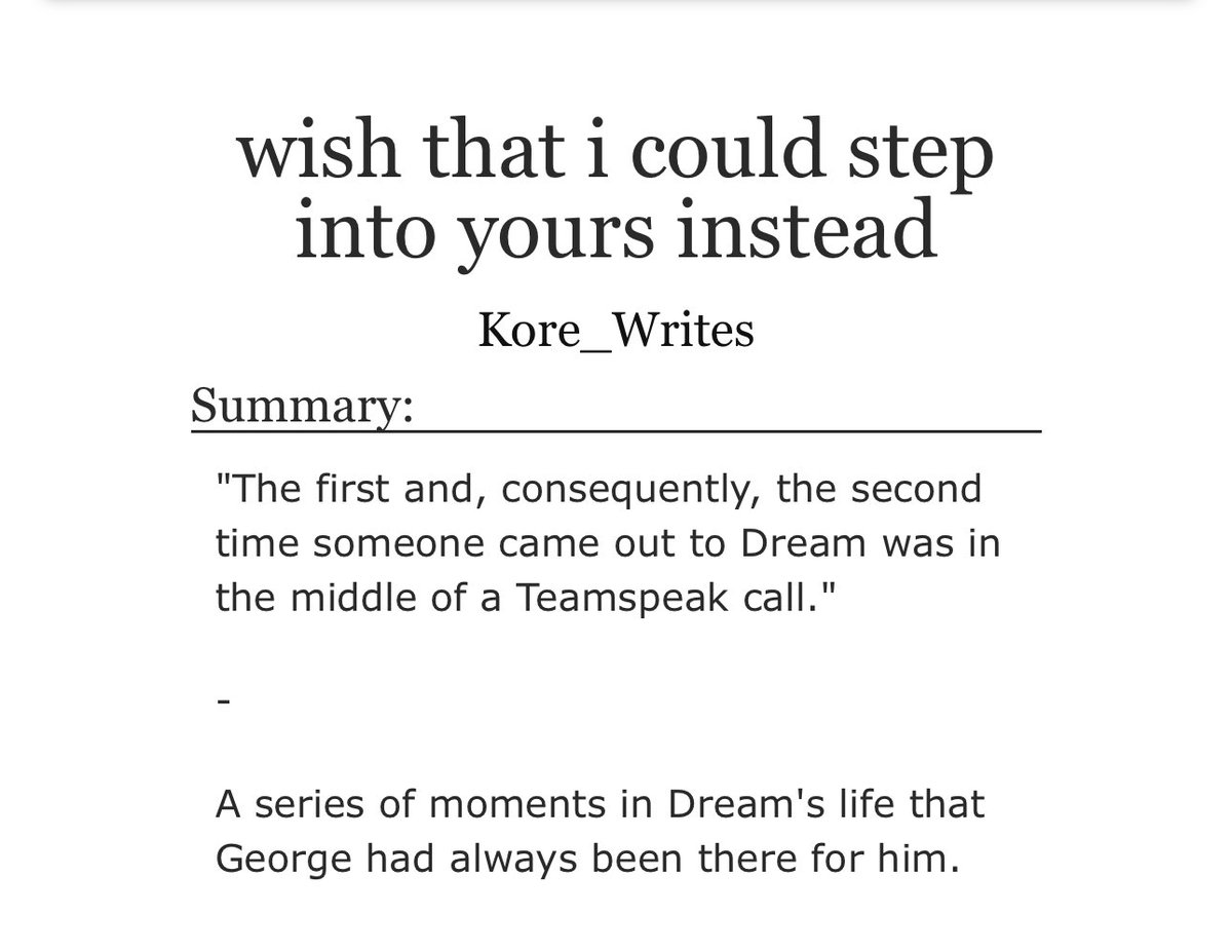 dnficrecs's tweet photo. wish that i could step into yours instead by @lesbiangnf 

https://t.co/Jhj6IgPSMF 

➸ rated: teen
➸ oneshot, 12k words
➸ getting together, slice of life https://t.co/sbg2R2hEke