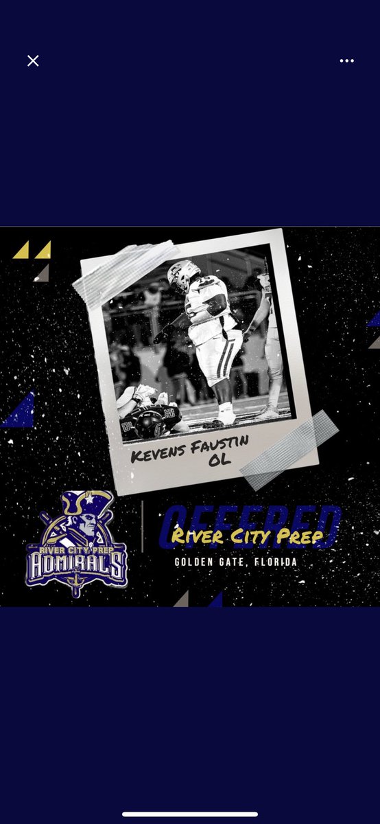 #AGTG After a good talk with <a href="/CoachDerrickW/">DWill</a> I blessed to receive an offer from <a href="/RiverCityPrepFB/">River City Post-Grad Football</a> <a href="/coachcurtis42/">Coach Curtis</a> <a href="/AASRHerreraSWFL/">Nicholas Herrera</a> <a href="/imi_7v7/">Official IMI Kingz 7V7 Florida</a> #LLMA
