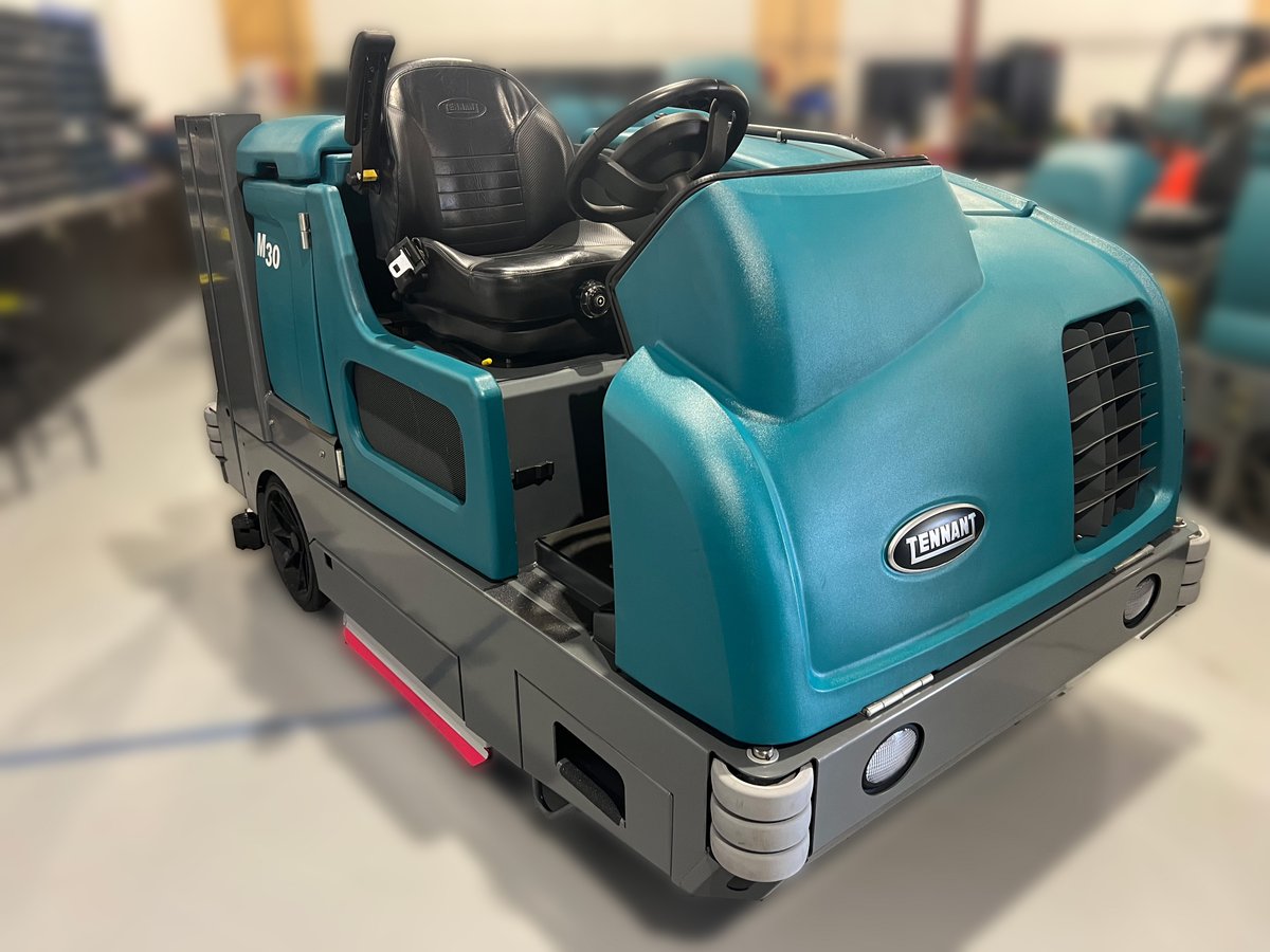 FactoryCleaning's tweet photo. We currently have a selection of reconditioned machines in stock, including this Tennant M30, expertly rebuilt by our skilled technicians. For more information contact us today at (800)-793-3790! https://t.co/lctLusrQNW